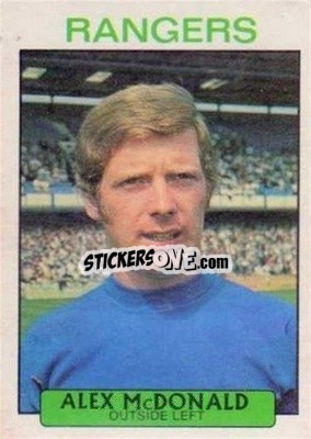 Sticker Alex MacDonald - Scottish Footballers 1971-1972
 n. 97 - A&BC