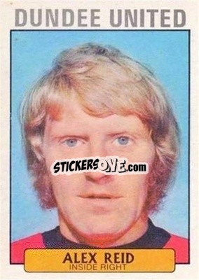 Sticker Alex Reid - Scottish Footballers 1971-1972
 - A&BC