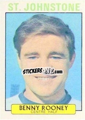 Sticker Benny Rooney - Scottish Footballers 1971-1972
 - A&BC