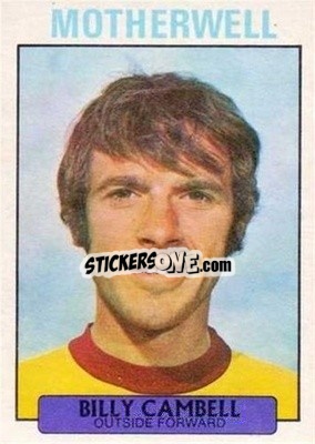 Sticker Billy Campbell  - Scottish Footballers 1971-1972
 - A&BC