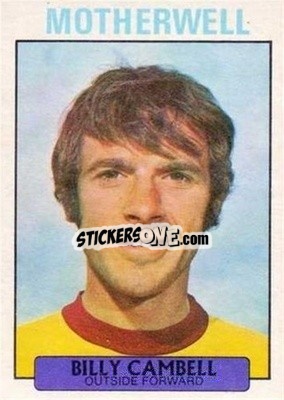 Sticker Billy Campbell  - Scottish Footballers 1971-1972
 n. 94 - A&BC