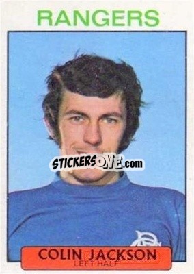 Sticker Colin Jackson - Scottish Footballers 1971-1972
 - A&BC