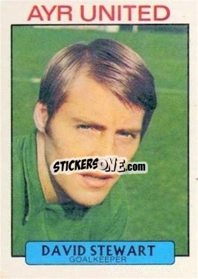 Sticker David Stewart - Scottish Footballers 1971-1972
 - A&BC