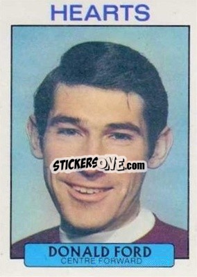 Sticker Donald Ford - Scottish Footballers 1971-1972
 n. 62 - A&BC