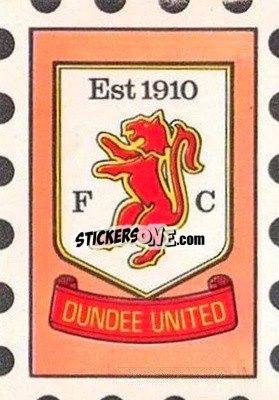 Sticker Dundee United - Scottish Footballers 1971-1972
 - A&BC