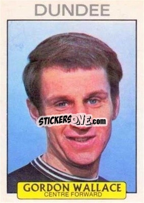 Cromo Gordon Wallace - Scottish Footballers 1971-1972
 - A&BC