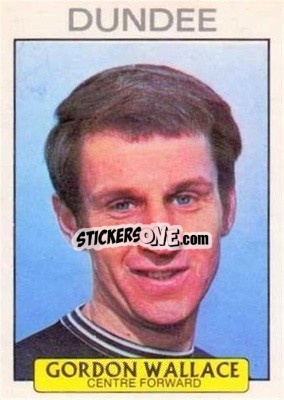 Cromo Gordon Wallace - Scottish Footballers 1971-1972
 n. 85 - A&BC