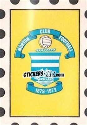 Sticker Greenock Morton