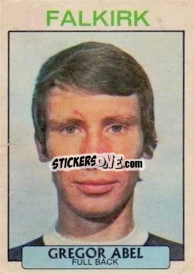 Cromo Gregor Abel - Scottish Footballers 1971-1972
 - A&BC