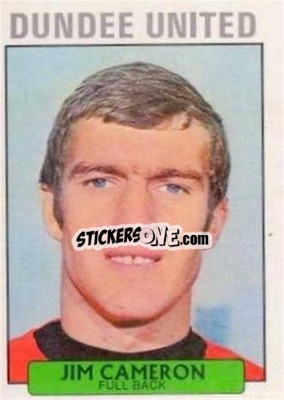 Sticker Jim Cameron - Scottish Footballers 1971-1972
 n. 81 - A&BC