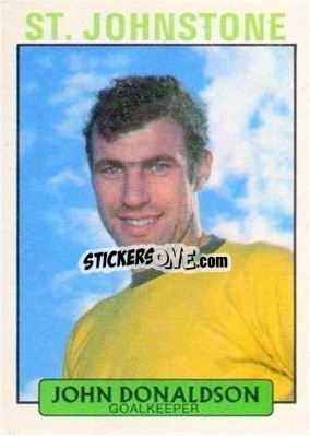 Sticker Jim Donaldson - Scottish Footballers 1971-1972
 - A&BC