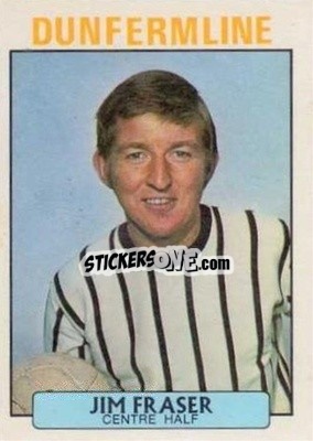 Sticker Jim Fraser - Scottish Footballers 1971-1972
 - A&BC