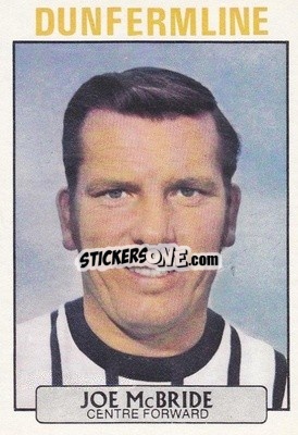 Sticker Joe McBride - Scottish Footballers 1971-1972
 n. 60 - A&BC