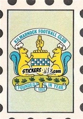 Sticker Kilmarnock - Scottish Footballers 1971-1972
 - A&BC