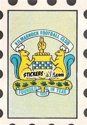 Sticker Kilmarnock - Scottish Footballers 1971-1972
 n. CC12 - A&BC