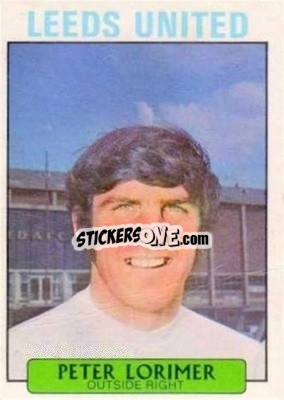 Sticker Peter Lorimer - Scottish Footballers 1971-1972
 - A&BC