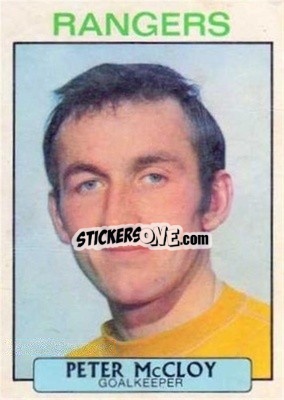Sticker Peter McCloy - Scottish Footballers 1971-1972
 n. 117 - A&BC