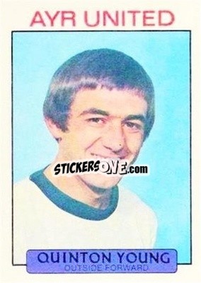 Sticker Quinton Young - Scottish Footballers 1971-1972
 n. 6 - A&BC