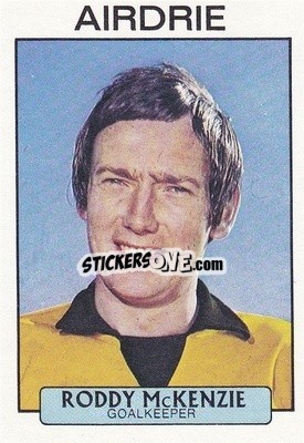 Sticker Roddy McKenzie - Scottish Footballers 1971-1972
 n. 18 - A&BC