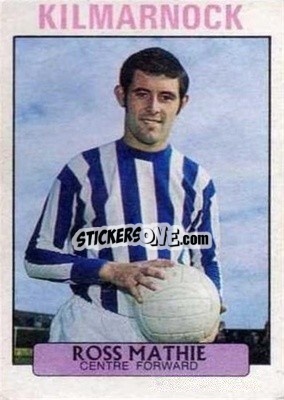 Sticker Ross Mathie - Scottish Footballers 1971-1972
 n. 105 - A&BC
