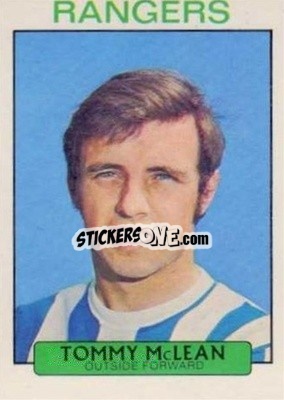 Sticker Tommy McLean - Scottish Footballers 1971-1972
 n. 67 - A&BC