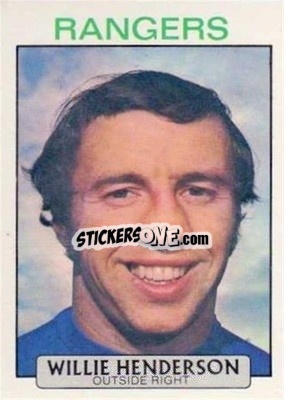 Sticker Willie Henderson - Scottish Footballers 1971-1972
 - A&BC