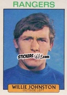 Sticker Willie Johnston - Scottish Footballers 1971-1972
 - A&BC