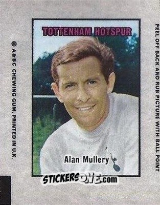 Sticker Alan Mullery - Footballers 1970-1971
 n. AT54 - A&BC