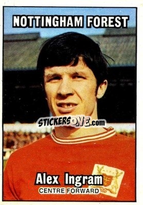 Sticker Alex Ingram - Footballers 1970-1971
 - A&BC