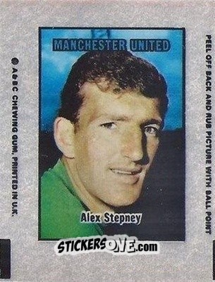 Sticker Alex Stepney - Footballers 1970-1971
 n. AT67 - A&BC