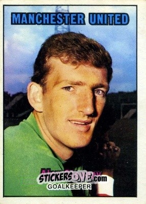 Sticker Alex Stepney - Footballers 1970-1971
 n. 159 - A&BC
