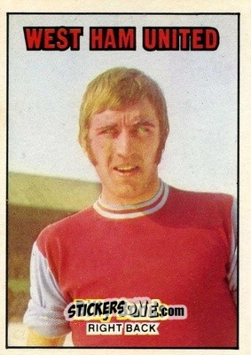 Sticker Billy Bonds - Footballers 1970-1971
 n. 8 - A&BC
