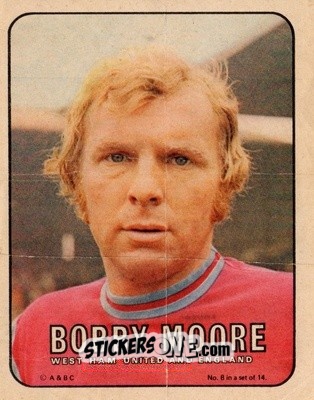 Sticker Bobby Moore - Footballers 1970-1971
 n. PP8 - A&BC