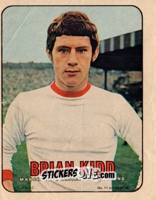 Sticker Brian Kidd - Footballers 1970-1971
 n. PP11 - A&BC