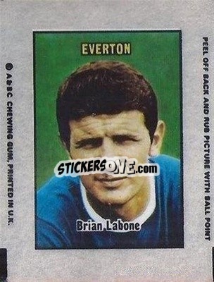 Cromo Brian Labone - Footballers 1970-1971
 - A&BC