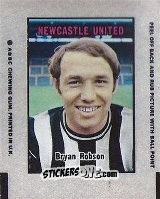 Sticker Bryan Robson - Footballers 1970-1971
 n. AT63 - A&BC