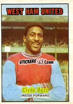 Sticker Clyde Best - Footballers 1970-1971
 - A&BC
