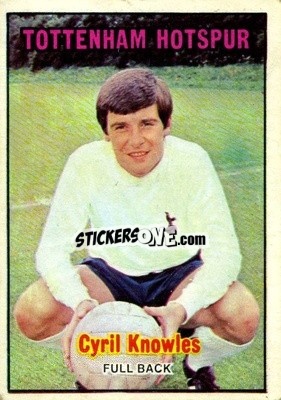 Sticker Cyril Knowles - Footballers 1970-1971
 - A&BC