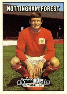 Sticker Dave Hilley - Footballers 1970-1971
 n. 14 - A&BC