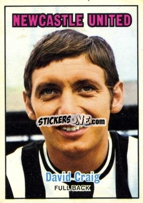 Sticker David Craig - Footballers 1970-1971
 - A&BC