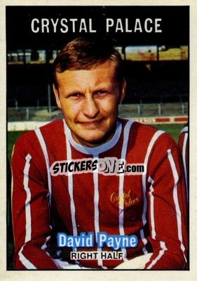 Sticker David Payne - Footballers 1970-1971
 - A&BC
