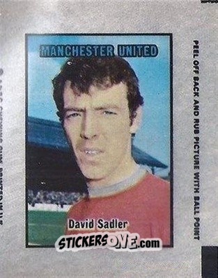 Sticker David Sadler - Footballers 1970-1971
 n. AT65 - A&BC