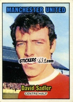 Sticker David Sadler - Footballers 1970-1971
 - A&BC