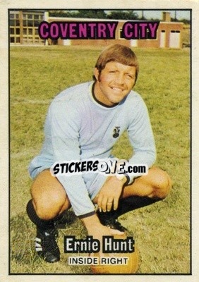 Sticker Ernie Hunt - Footballers 1970-1971
 - A&BC