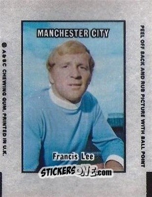 Sticker Francis Lee - Footballers 1970-1971
 n. AT45 - A&BC