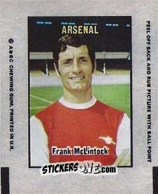 Sticker Frank McLintock - Footballers 1970-1971
 n. AT48 - A&BC