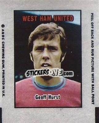 Sticker Geoff Hurst - Footballers 1970-1971
 - A&BC