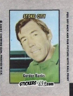 Sticker Gordon Banks - Footballers 1970-1971
 n. AT3 - A&BC