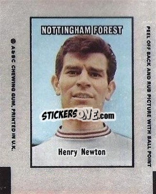 Sticker Henry Newton - Footballers 1970-1971
 - A&BC