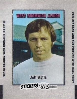 Sticker Jeff Astle - Footballers 1970-1971
 n. AT1 - A&BC